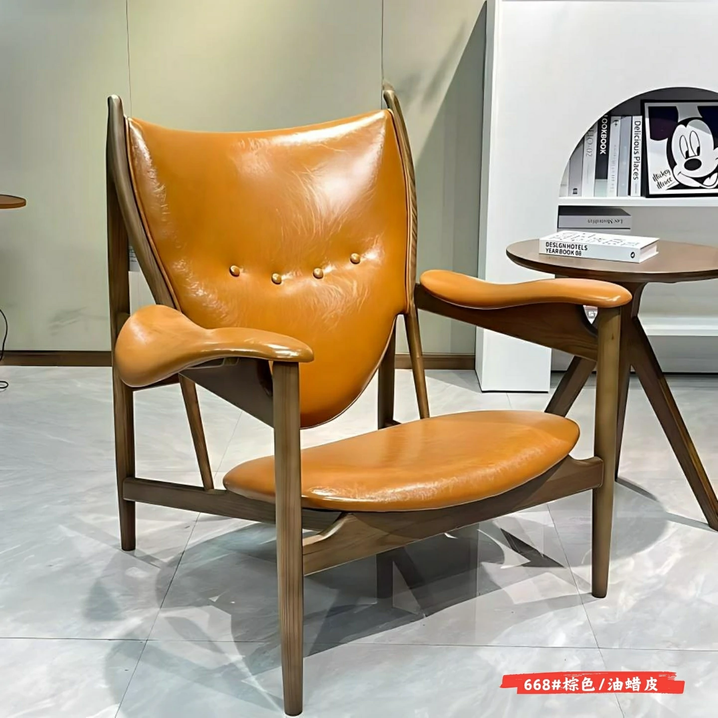 668#棕色/油蜡皮
