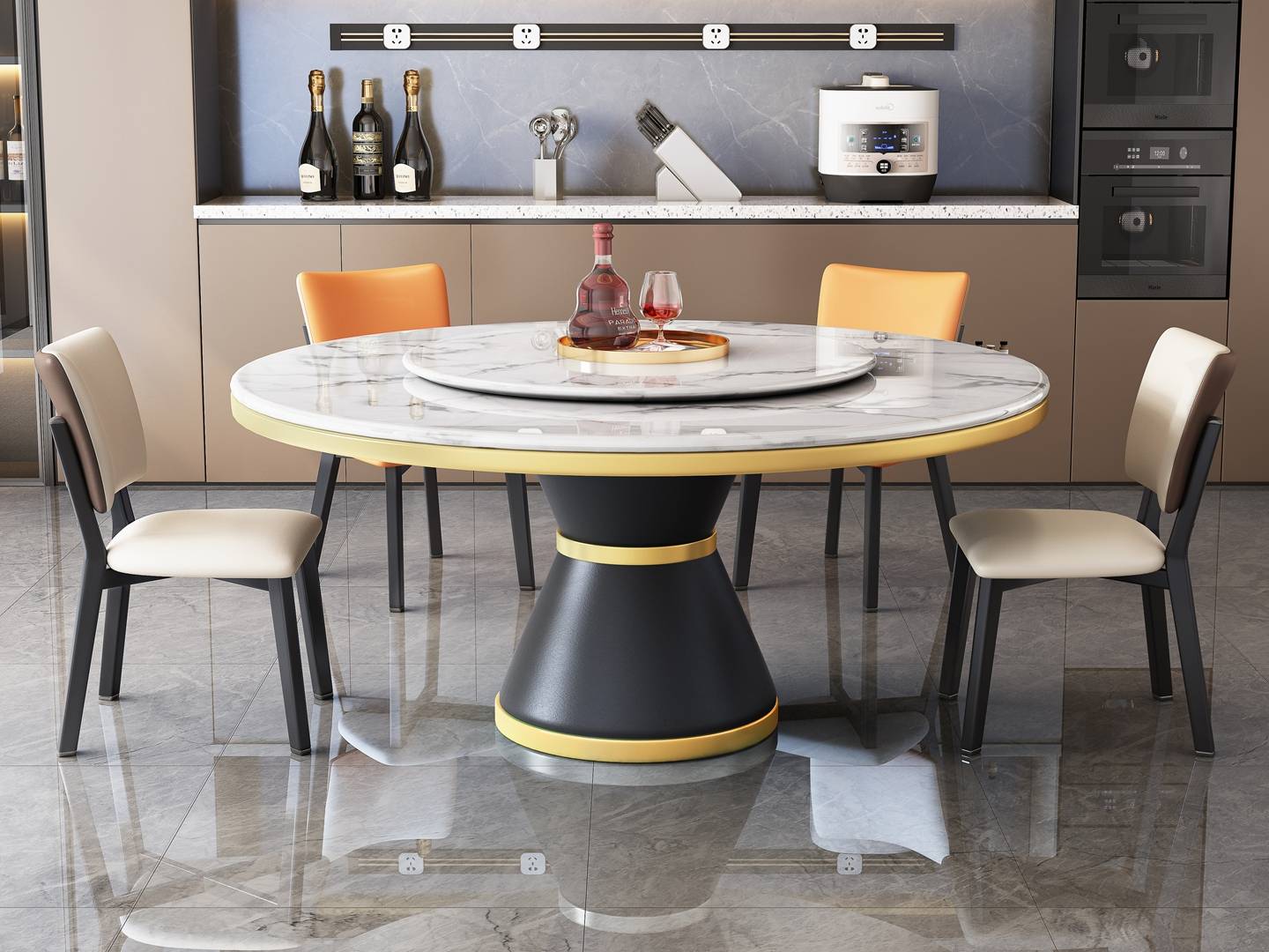 216圆桌（配台圈）